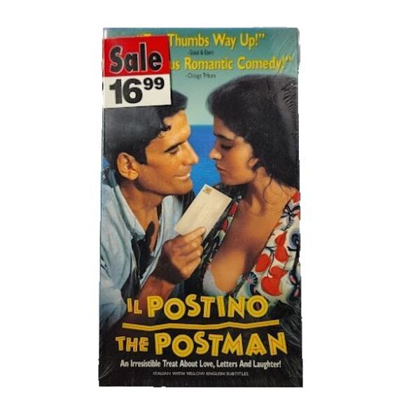 IL Postino The Postman VHS 1995 Movie Romantic Comedy Italian NEW Sealed - Picture 1 of 3